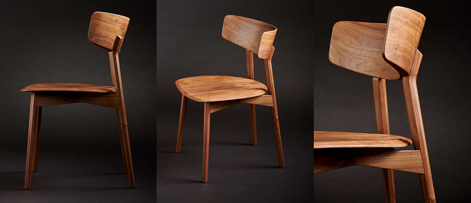 Marlon Dining Chair, Massivholzstuhl